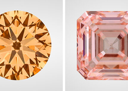 經處理的橘色和粉紅色CVD實驗室生長鑽石 Treated Orange and Pink CVD Laboratory-Grown Diamond