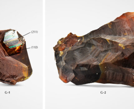 中國內蒙古新發現的虹彩鈣鐵榴石 A Newly Discovered Iridescent Andradite from Inner Mongolia, China